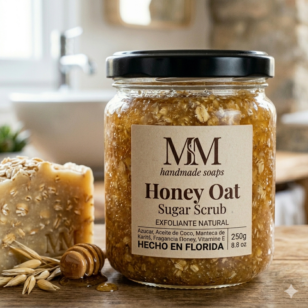 Honey Oat Scrubs 4onz