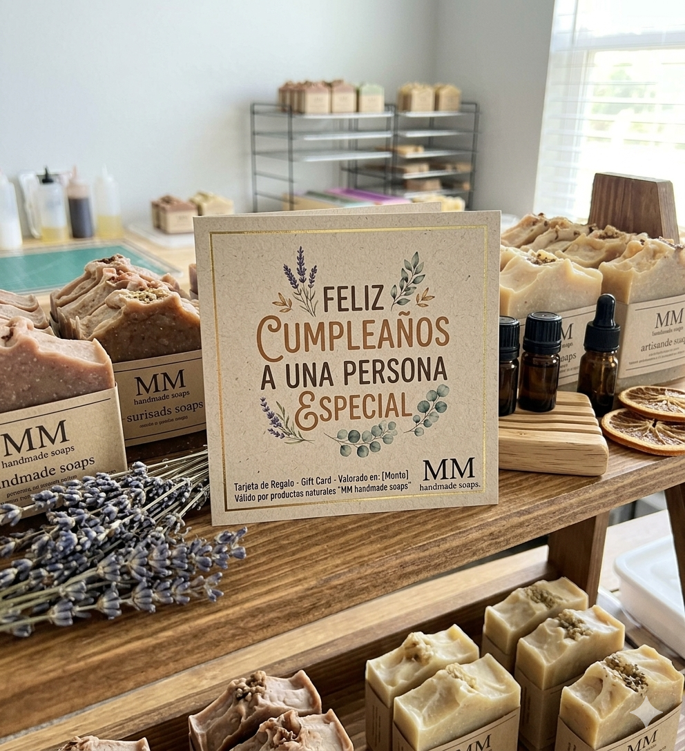 MM Hand Made Soasp Gift Card