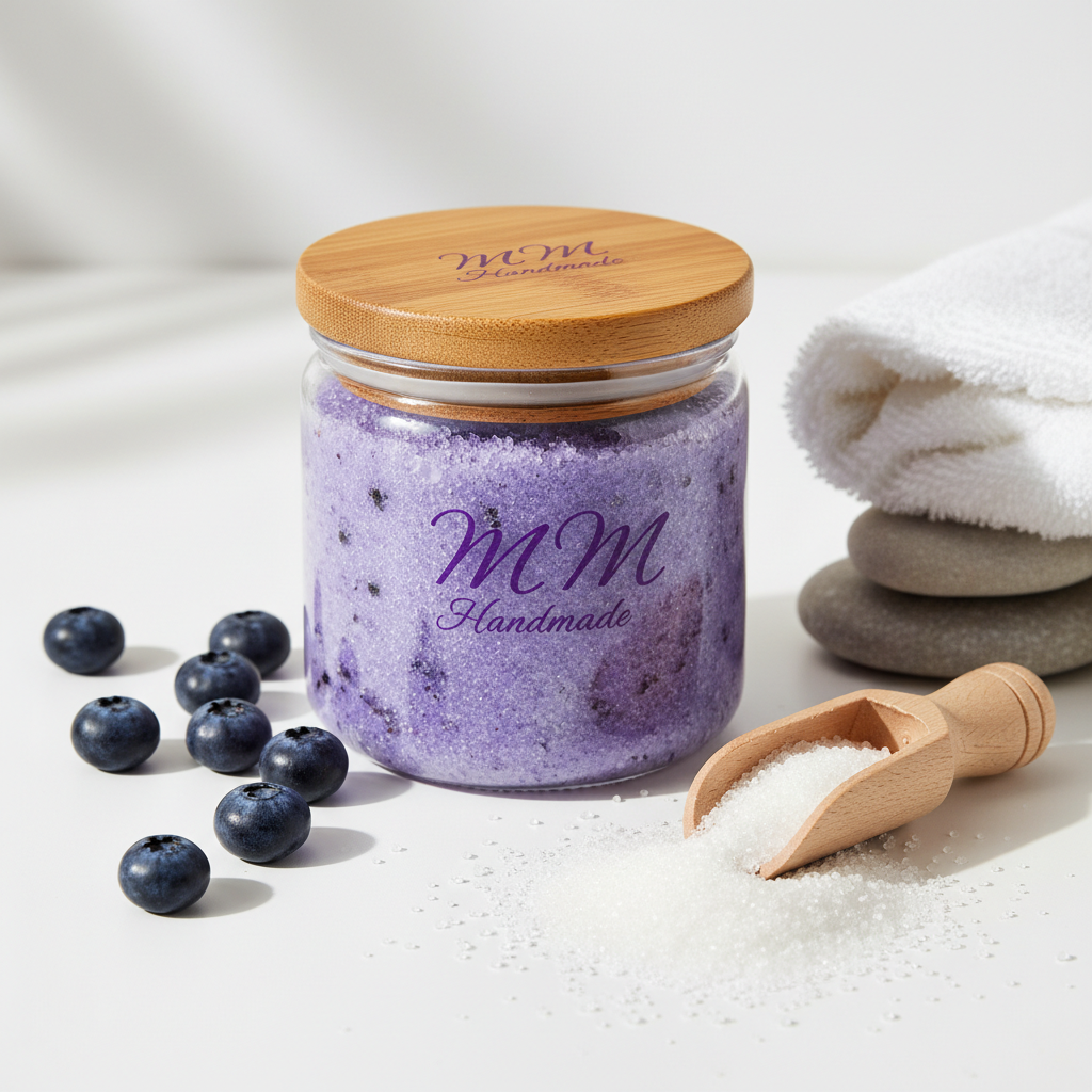 Blueberry Sugar Scrub  8onz