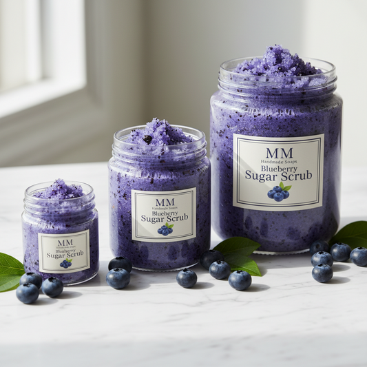 Blueberry Sugar Scrub  8onz