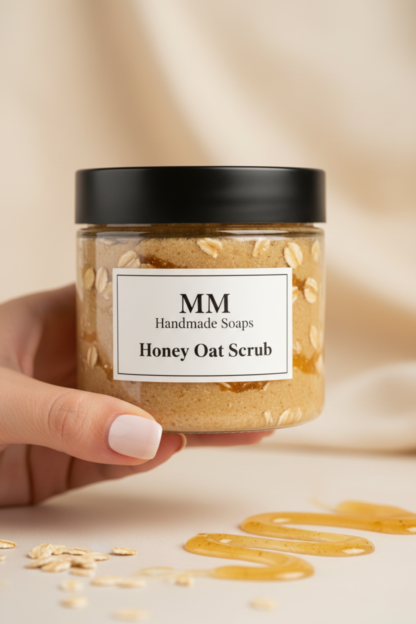 Honey Oat Scrubs 4onz