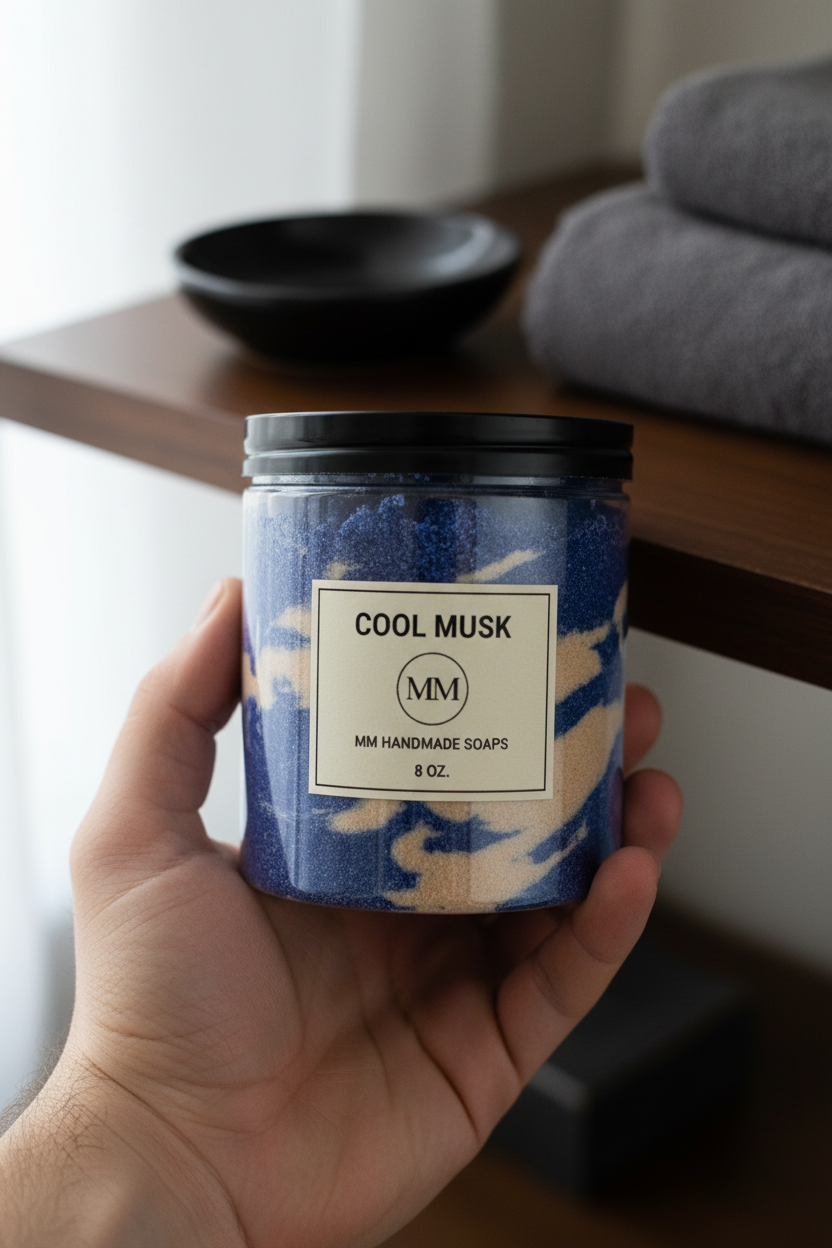Cool Musk Scrubs 4onz