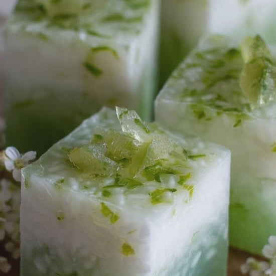Video for Aloe vera and rice soap